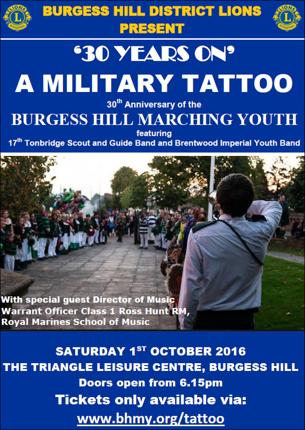 burgess hill marching youth military tattoo