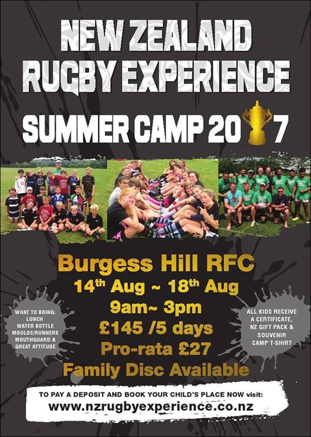 burgess hill rugby club new zealand experience