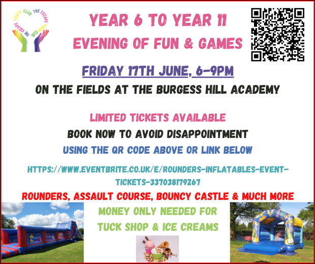 the escape youth club burgess hill