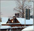 Scout Hut Snow Fight