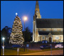 st johns church christmas tree