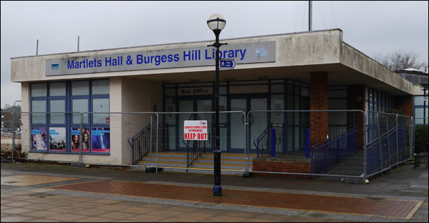 burgess hill library demolition