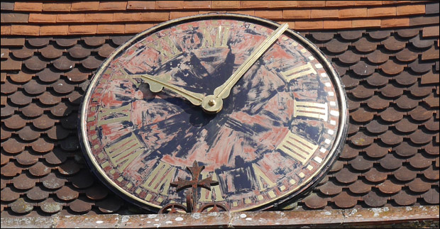 st johns church spire clock renovation burgess hill