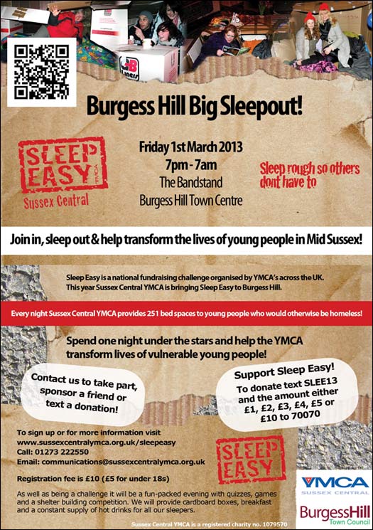 sleep easy charity event burgess hill