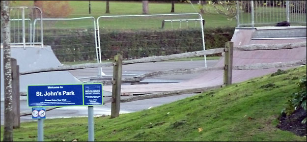 Skate Park In Burgess Hill