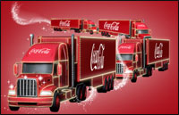 coca cola truck burgess hill