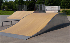 new ramps at burgess hill skate park