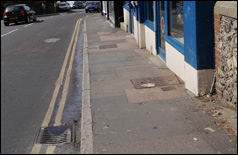 station road sewage issues