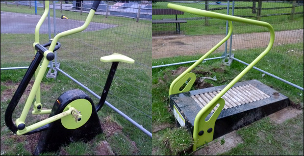 outdoor gym equipment