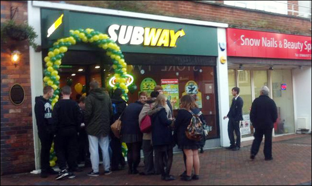 subway burgess hill