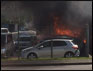 VW fire industrial estate Burgess Hill