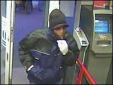 Burgess Hill Post Office Robber CCTV